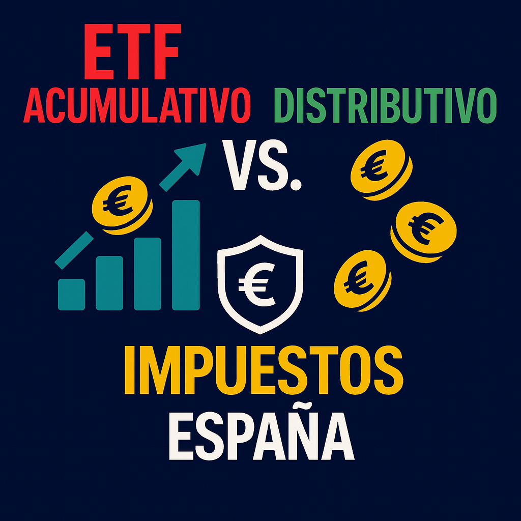 ETF acumulativos vs. distributivos: ¿Cuál paga menos impuestos en España?